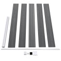 OGRODZENIE OGRODOWE WPC 175X105CM SZARE