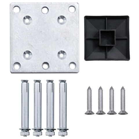 OGRODZENIE OGRODOWE WPC 175X105CM SZARE