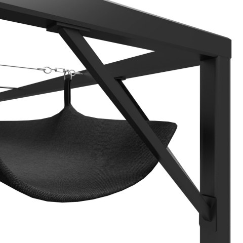 ALTANA OGRODOWA ZE ZWIJANYM DACHEM 3X3M ANTRACYT