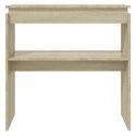 STOLIK KONSOLOWY DĄB SONOMA 80X30X80CM