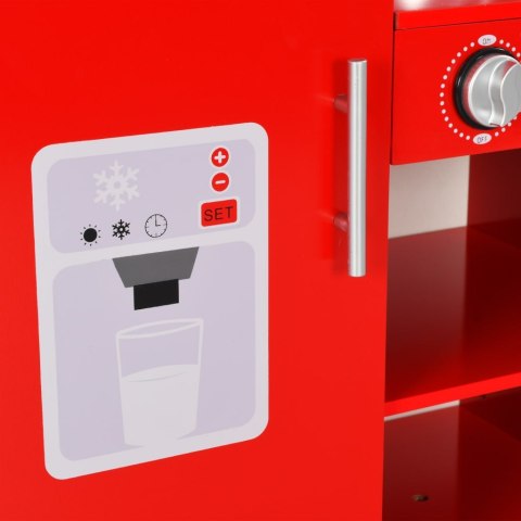 ZABAWKOWA KUCHNIA 84X31X89CM CZERWONA