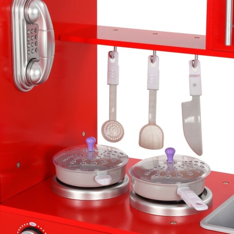 ZABAWKOWA KUCHNIA 84X31X89CM CZERWONA