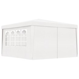 NAMIOT IMPREZOWY ZE ŚCIANKAMI 4X4M BIAŁY 90G/M²