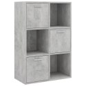 SZAFKA BETONOWA SZAROŚĆ 60X29,5X90CM