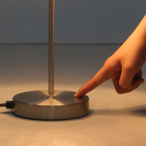 LAMPY STOŁOWE 2SZT DOTYKOWE BIAŁE E14