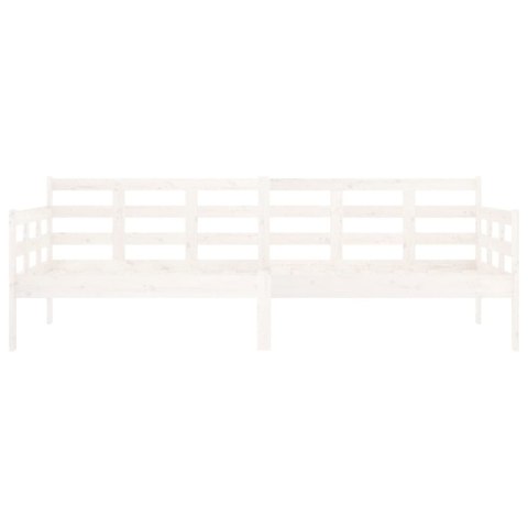 ŁÓŻKO DZIENNE BIAŁE DREWNO SOSNOWE 80X200CM