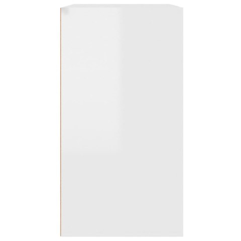 SZAFKA NA KOSMETYKI BIAŁA POŁYSK 80X40X75CM