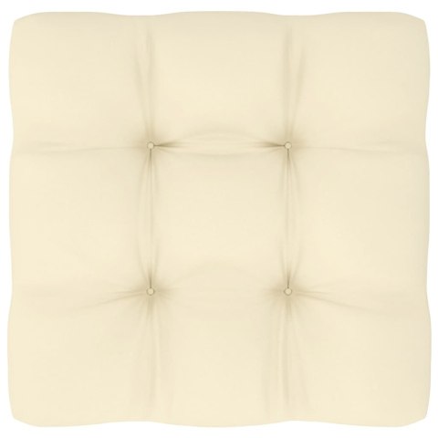 OGRODOWE SIEDZISKA ŚRODKOWE KREMOWE PODUSZKI 2 SZT. SOSNA