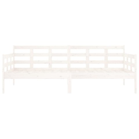 ŁÓŻKO DZIENNE BIAŁE LITE DREWNO SOSNOWE 90X190CM