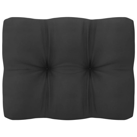 OGRODOWE SIEDZISKO NAROŻNE Z ANTRACYTOWYMI PODUSZKAMI SOSNOWE