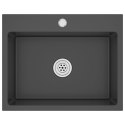RĘCZNIE ROBIONY ZLEW KUCHENNY CZARNY STAL NIERDZEWNA