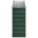 PODWYŻSZONA DONICA Z GALWANIZOWANEJ STALI 240X40X77CM ZIELONA