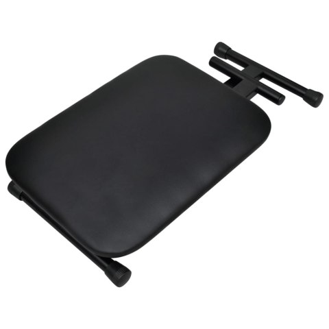 STATYW POD KEYBOARD Z PODWÓJNĄ RAMĄ I TABORETEM CZARNY