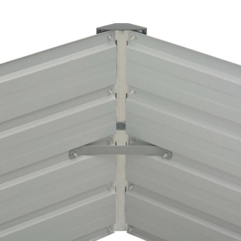 DONICA DO PODNIESIONEJ GRZĄDKI 129X129X46CM STAL ZIELONA