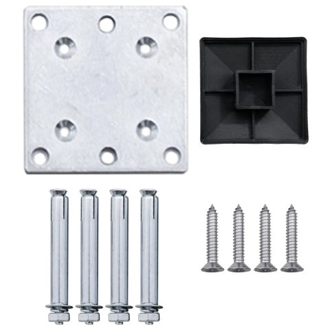 OGRODZENIE OGRODOWE WPC 175X105CM BRĄZOWE