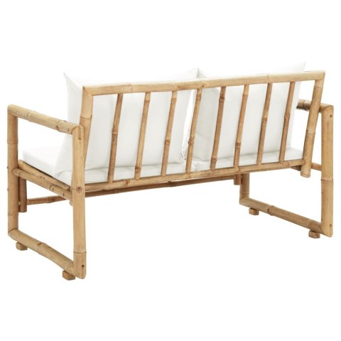 2-OSOBOWA SOFA OGRODOWA Z PODUSZKAMI BAMBUS
