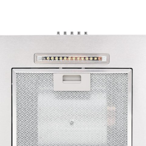 OKAP KUCHENNY LED ŚCIENNY STAL NIERDZEWNA 60CM 756M³/H