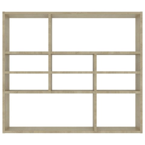 PÓŁKA ŚCIENNA DĄB SONOMA 90X16X78CM