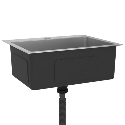 RĘCZNIE ROBIONY ZLEW KUCHENNY STAL NIERDZEWNA