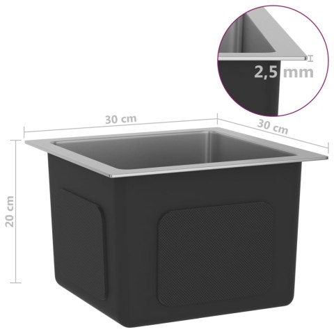 RĘCZNIE ROBIONY ZLEW KUCHENNY STAL NIERDZEWNA