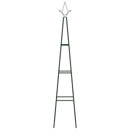 STOJAKI NA PNĄCZA 2SZT CIEMNOZIELONE 35X35X195CM ŻELAZNE