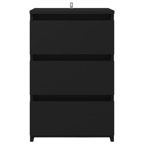 SZAFKI NOCNE 2SZT CZARNE 40X35X62,5CM