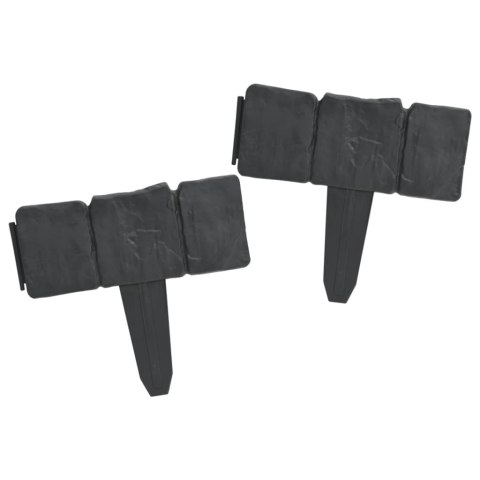 OGRODZENIE TRAWNIKA 41 ELEMENTOW 10M DEKORACJA I ODDZIELENIE TERENU