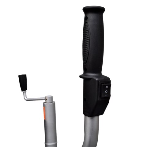 ALUMINIOWE KOŁO PODPOROWE/MANEWROWE DO PRZYCZEPY 12 V 350 W