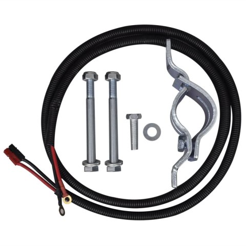 ALUMINIOWE KOŁO PODPOROWE/MANEWROWE DO PRZYCZEPY 12 V 350 W