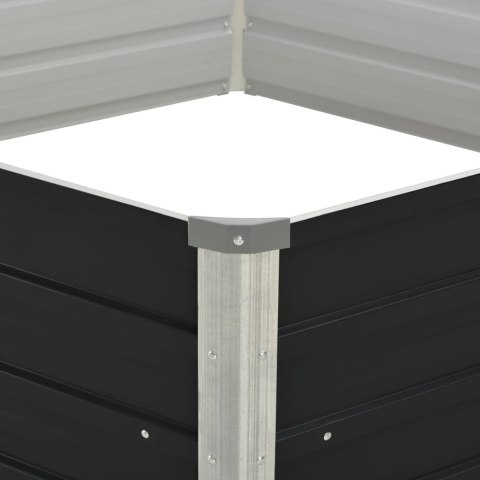 DONICA DO PODNIESIONEJ GRZĄDKI ANTRACYTOWA 129X129X45CM