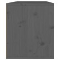 SZAFKI ŚCIENNE 2SZT SZARE 45X30X35CM DREWNO SOSNOWE