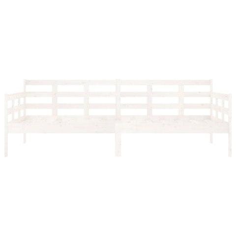 ŁÓŻKO DZIENNE BIAŁE LITE DREWNO SOSNOWE 90X200CM