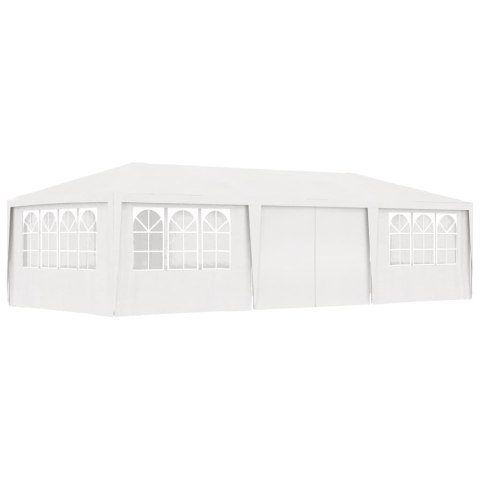 NAMIOT IMPREZOWY ZE ŚCIANKAMI 4X9M BIAŁY 90G/M²