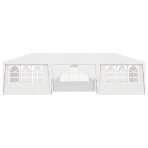 NAMIOT IMPREZOWY ZE ŚCIANKAMI 4X9M BIAŁY 90G/M²