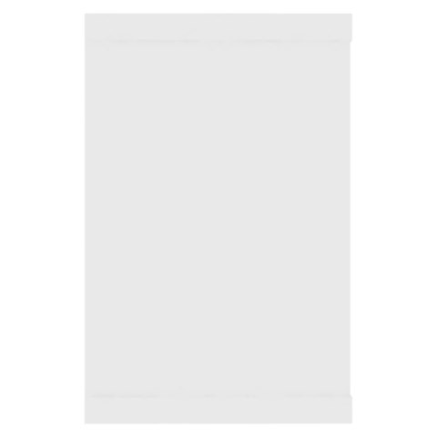 PÓŁKI ŚCIENNE KOSTKI 4SZT BIAŁE 60X15X23CM