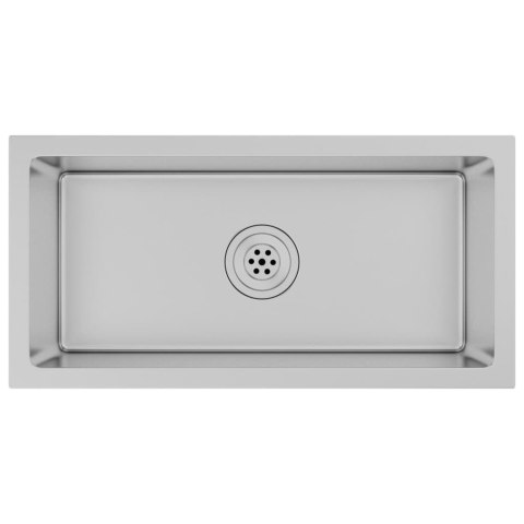 RĘCZNIE ROBIONY ZLEW KUCHENNY STAL NIERDZEWNA