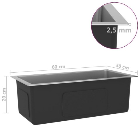 RĘCZNIE ROBIONY ZLEW KUCHENNY STAL NIERDZEWNA