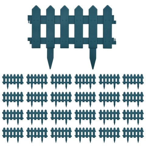 OBRZEŻA TRAWNIKOWE 25SZT ZIELONE 10M PP