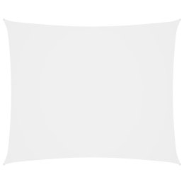 ŻAGIEL PRZECIWSŁONECZNY OGRODOWY WODOODPORNY MARKIZA TARAS 5X7M BIAŁY