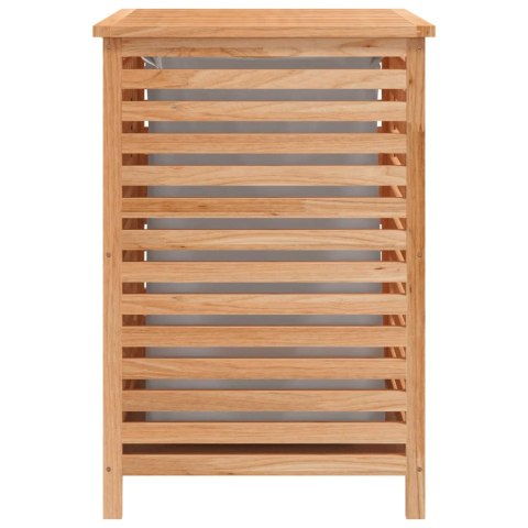 KOSZ NA PRANIE 45X45X65CM DREWNO ORZECHOWE