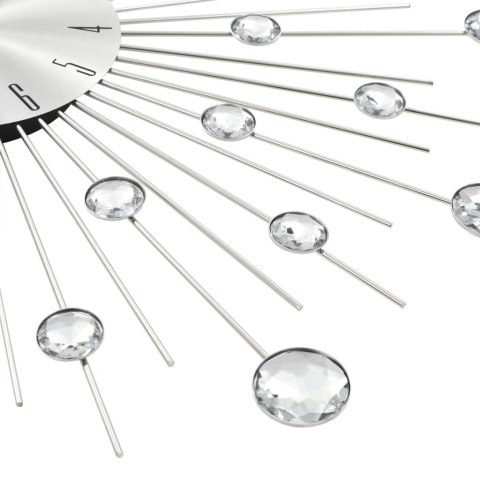 ZEGAR ŚCIENNY ZMECHANIZMEM KWARCOWYM NOWOCZESNY DESIGN 50CM