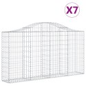 KOSZE GABIONOWE 7SZT 200X30X100/120CM GALWANIZOWANE ŻELAZO