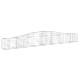 ŁUKOWATY KOSZ GABIONOWY 400X30X40/60CM GALWANIZOWANE ŻELAZO