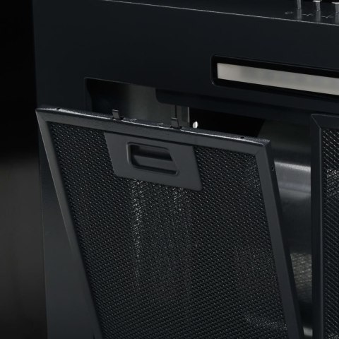 ŚCIENNY OKAP KUCHENNY STAL NIERDZEWNA 756M³/H 90CM CZARNY