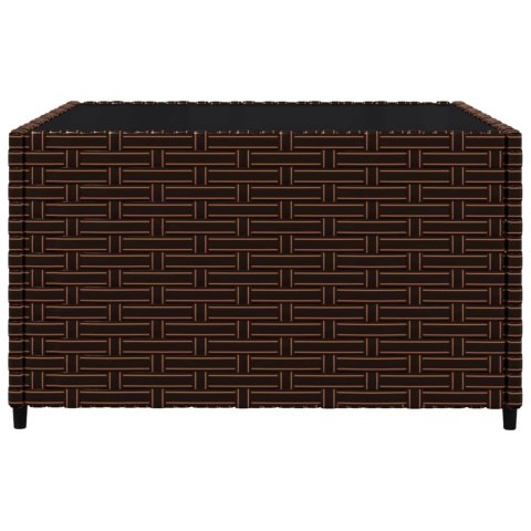 3-CZ. ZESTAW WYPOCZYNKOWY DO OGRODU PODUSZKI BRĄZ POLIRATTAN