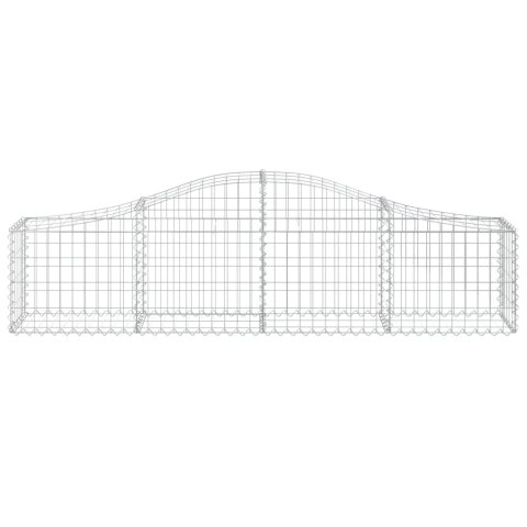 KOSZE GABIONOWE 3SZT 200X30X40/60CM GALWANIZOWANE ŻELAZO