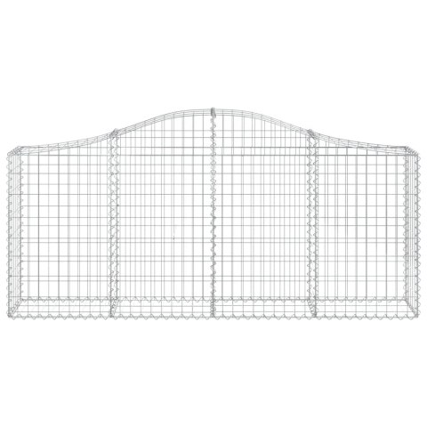 KOSZE GABIONOWE 8SZT 200X30X80/100CM GALWANIZOWANE ŻELAZO