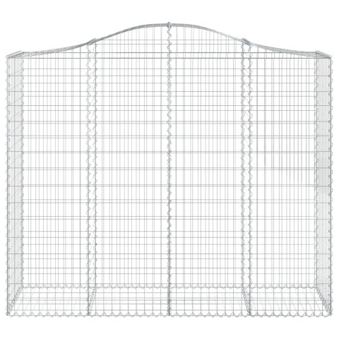 KOSZE GABIONOWE 2SZT 200X50X160/180CM GALWANIZOWANE ŻELAZO