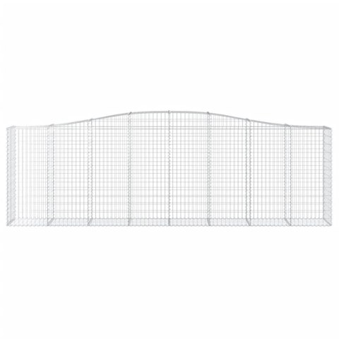 KOSZE GABIONOWE 5SZT 400X50X120/140CM GALWANIZOWANE ŻELAZO