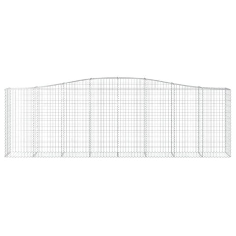 KOSZE GABIONOWE 6SZT 400X50X120/140CM GALWANIZOWANE ŻELAZO